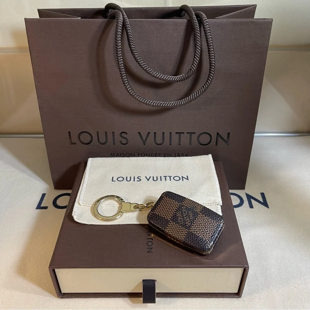 Louis Vuitton Astropill Damier Flashlight Key Chain or Bag Charm